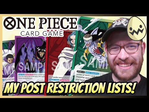 One Piece Card Game: My Post OP04 Restriction Deck Lists!