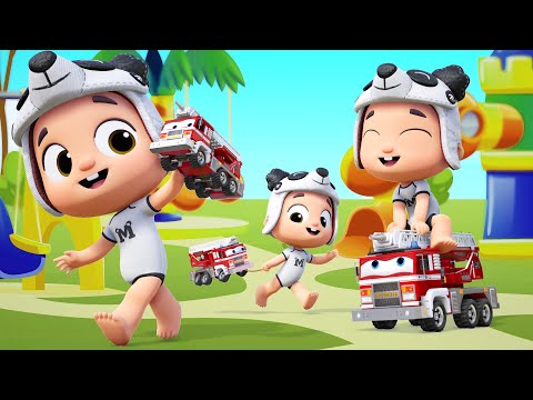 Head Shoulder Knees and Toes | Police Helicopter | Learn Color with Fruit & Vegetable #appMink Song