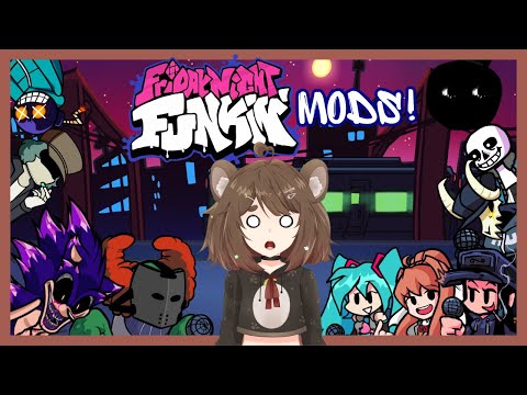 【Friday Night Funkin’ MODS!】 So many mods…help… 【Veni Okojo | Indie Stoat Vtuber】