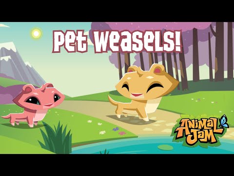 Pet Weasels Are Now In Jamaa! Animal Jam Play Wild
