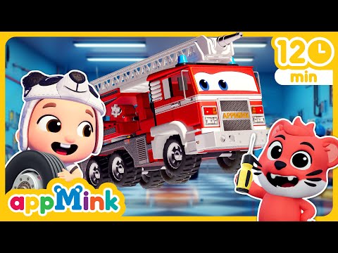 🚒 Build Your Hero – Firetruck 🚒 #appmink #nurseryrhymes #kidssong #cartoon #kids #animation