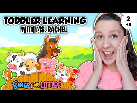 Learn Animals with Ms Rachel for Toddlers – Animal Sounds, Farm Animals, Nursery Rhymes & Kids Songs
